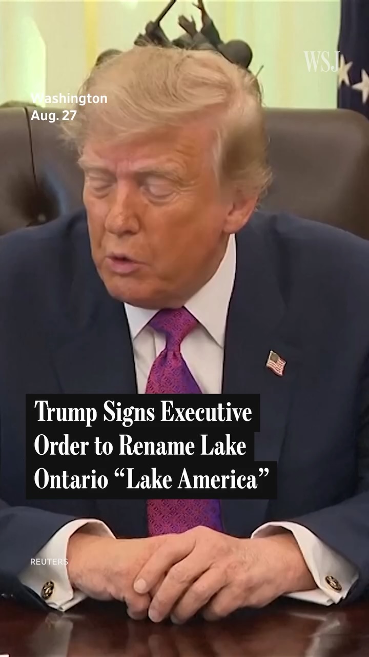Trump Signs Executive Order to Rename Lake Ontario "Lake America"