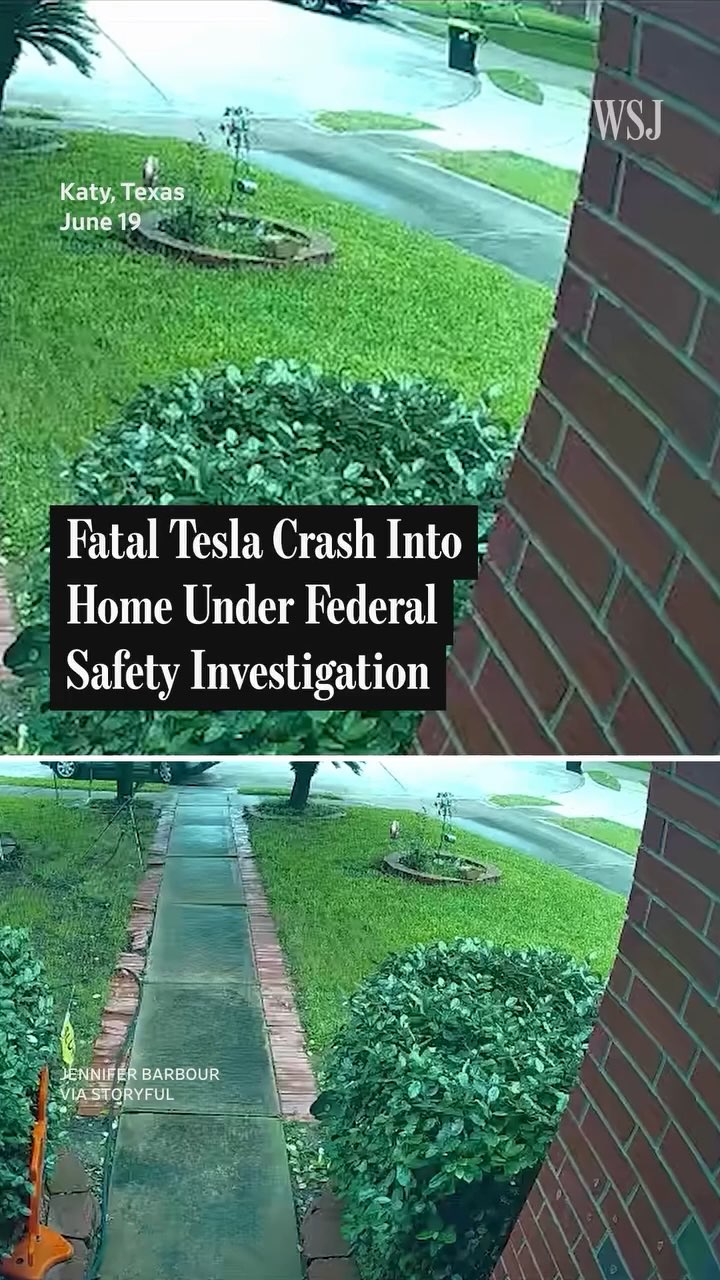 Fatal Tesla Crash Into Home Under Federal Safety Investigation